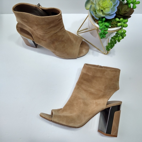 Vince Fenmore Peep-Toe Sand Bootie - Picture 15 of 15